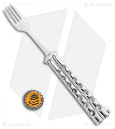 Boker Magnum Balifork Butterfly Trainer (4" Satin Fork) 