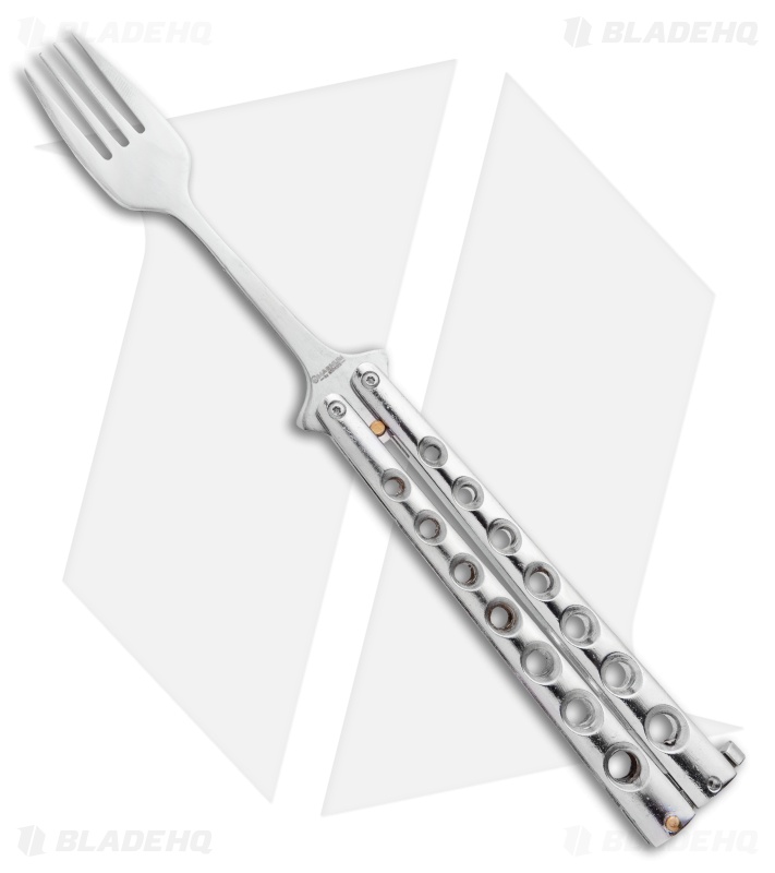 Boker Magnum Balifork Butterfly Trainer (4" Satin Fork) 