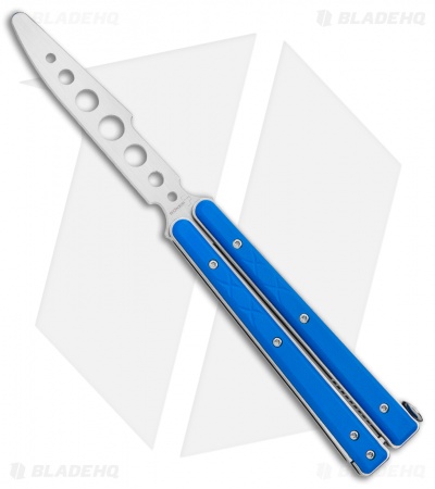 Boker Plus Mini Balisong Trainer Blue G-10 (3.25" Satin) 01BO716SOI