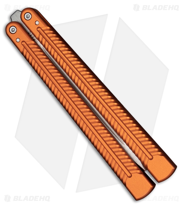 CIVIVI Dracolisk Butterfly Trainer Orange Aluminum (4.6" Satin)