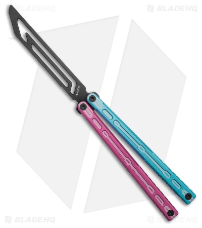 Glidr Pacific Butterfly Knife Cotton Candy Aluminum Stonewash
