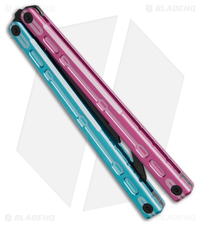Glidr Moab Butterfly Knife Cotton Candy 7075 Aluminum (Stonewash Trainer)