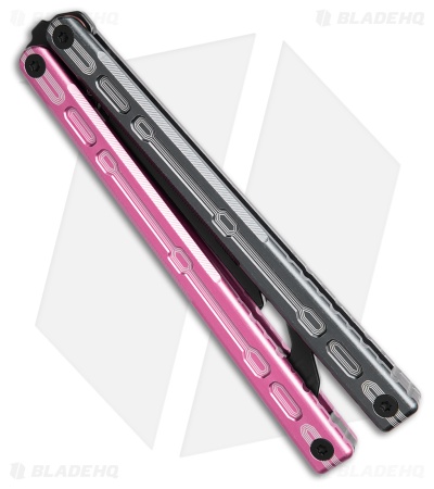 Glidr Moab Butterfly Knife Dark Rose 7075 Aluminum (Stonewash Trainer)