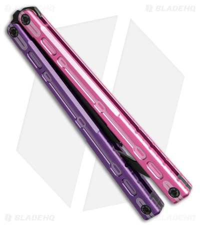 Glidr Moab Butterfly Knife Milky Way 7075 Aluminum (Stonewash Trainer)