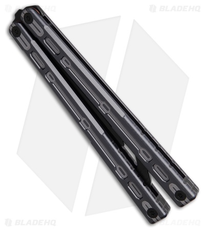 Glidr Moab Butterfly Knife Rhino Grey 7075 Aluminum (Stonewash Trainer)