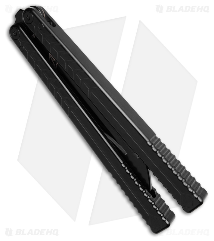 Nabalis + Will Hirsch The Vulp Teflon Opener Balisong Trainer Black