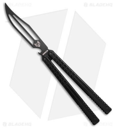 Nabalis + Will Hirsch The Vulp Teflon Opener Balisong Trainer Black