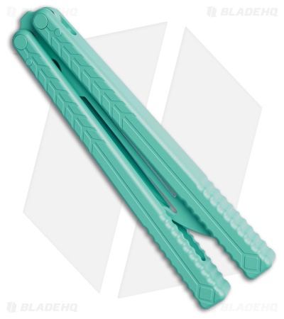 Nabalis + Will Hirsch The Vulp Teflon Opener Balisong Trainer Blue