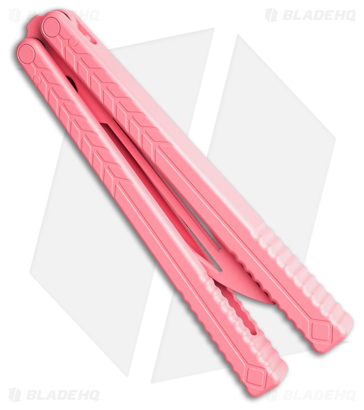 Nabalis + Will Hirsch The Vulp Teflon Opener Balisong Trainer Pink