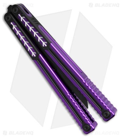 Nabalis + Will Hirsch The Vulp Pro-Ladder Balisong Trainer Purple/Black