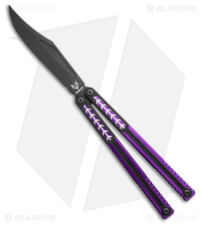Nabalis + Will Hirsch The Vulp Pro-Ladder Balisong Trainer Purple/Black
