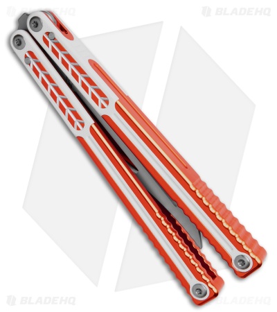 Nabalis + Will Hirsch The Vulp Pro-Opener Balisong Trainer Orange/White