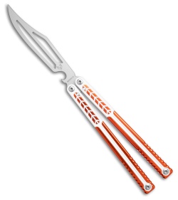Nabalis + Will Hirsch The Vulp Pro-Opener Balisong Trainer Orange/White
