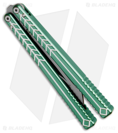 Nabalis + Will Hirsch The Vulp Butterfly Balisong Trainer Teal Al (4.4" BB)