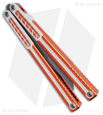 Nabalis + Will Hirsch The Vulp Pro-Ladder Balisong Trainer Orange/White