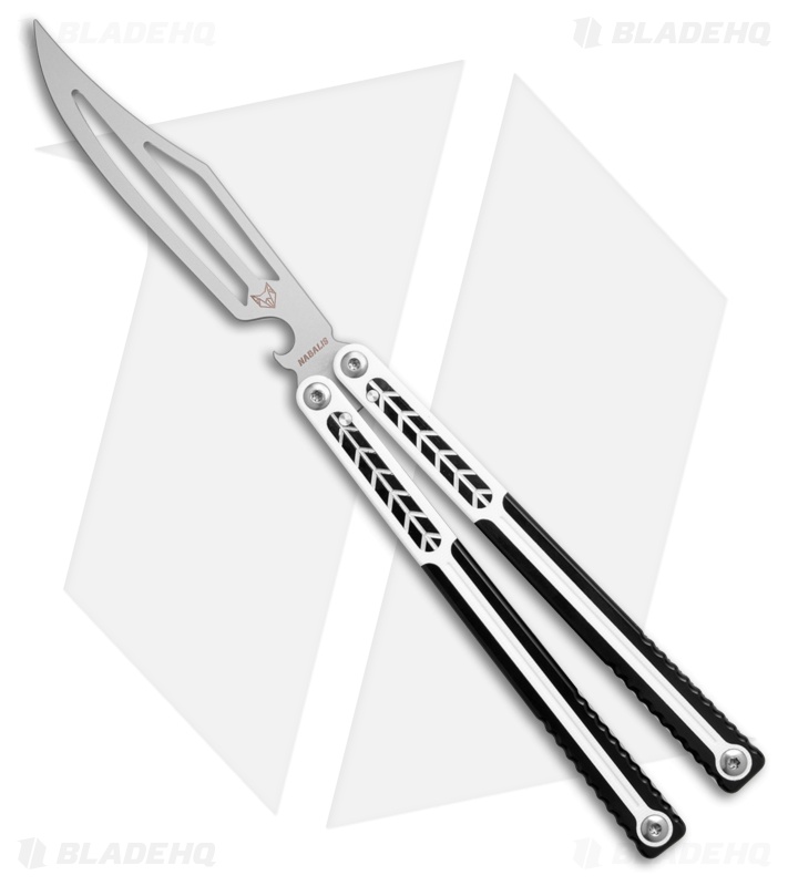 Nabalis + Will Hirsch The Vulp Pro-Opener Balisong Trainer Black/White