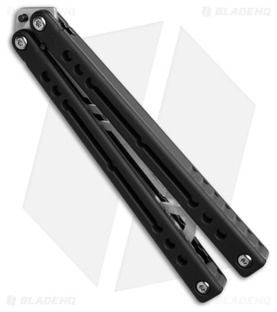 Squid Industries Nautilus V2 Butterfly Balisong Trainer Black (Satin) 