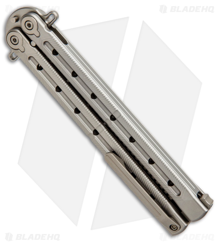 WE Knife Co. Nerv Butterfly Trainer Comb Champagne Titanium 907A