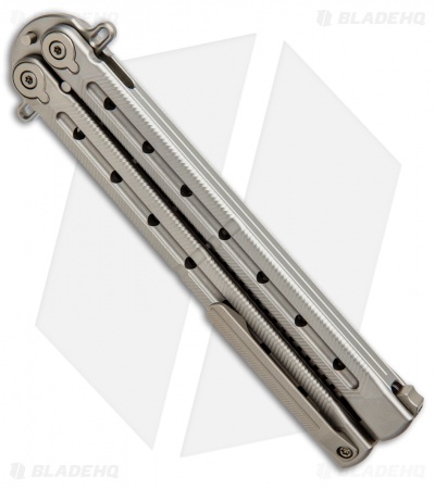 WE Knife Co. Nerv Butterfly Trainer Comb Champagne Titanium 907A