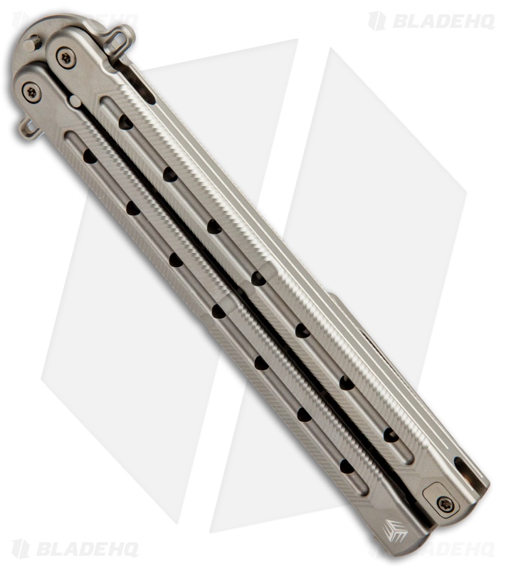 WE Knife Co. Nerv Butterfly Trainer Comb Champagne Titanium 907A