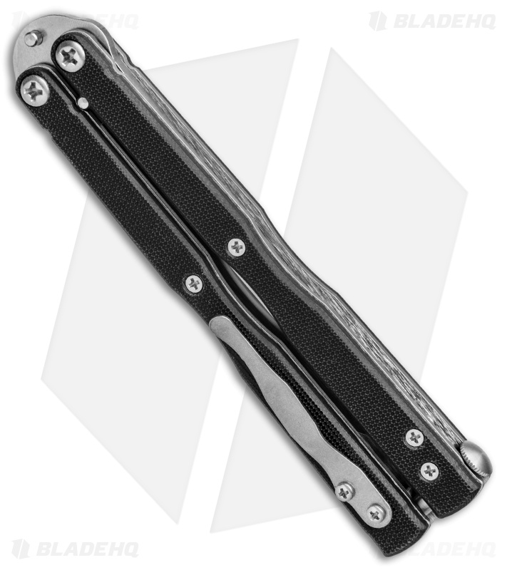 Emerson CQC-7 Tactical Balisong Butterfly Knife Black G-10