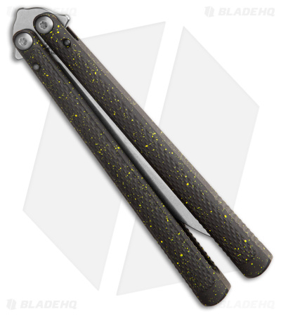 Flytanium Talisong Z Balisong Knife Cerakote Neon Splatter (4.5" SW)