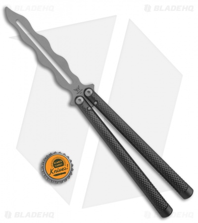 Flytanium Eldon Talley Talisong Z Balisong Trainer Knife Black Al (4.5" BB)