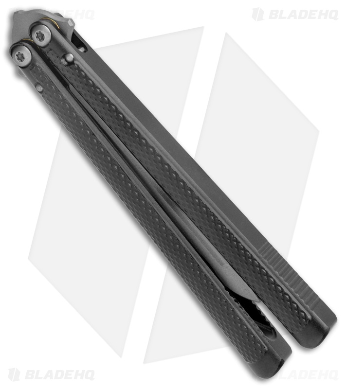 Flytanium Eldon Talley Talisong Z Balisong Trainer Knife Black Al (4.5" BB)