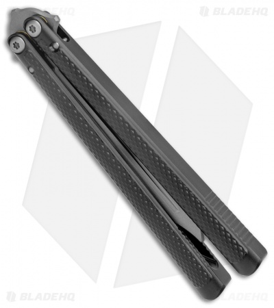 Flytanium Eldon Talley Talisong Z Balisong Trainer Knife Black Al (4.5" BB)