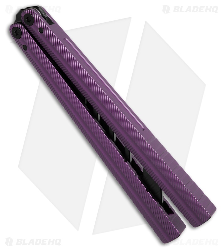 Glidr Pacific Butterfly Knife Dragon Purple Aluminum Black