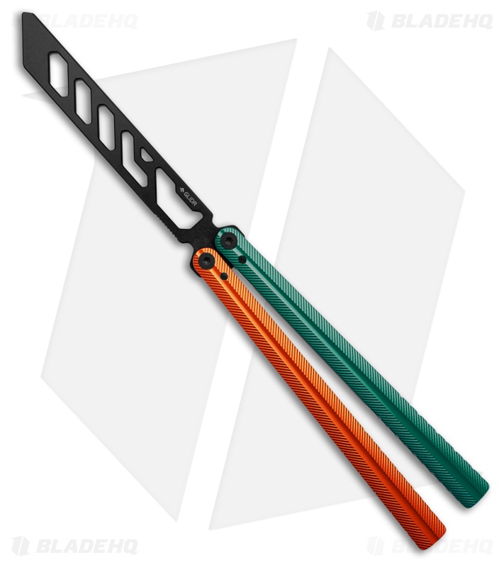 Glidr Pacific Butterfly Knife Fire & Ice Aluminum Black