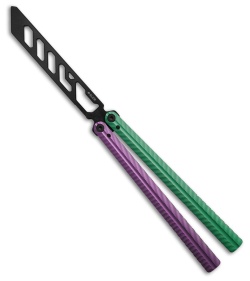 Glidr Pacific Butterfly Knife Tealberry Aluminum (4.6&quot; Black Trainer) | 214914