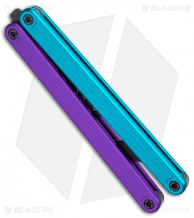 Glidr Arctic Butterfly Trainer Knife Blurple (4.25" Black)