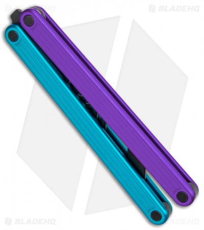 Glidr Arctic Butterfly Trainer Knife Blurple (4.25" Black)