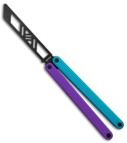 Glidr Arctic Butterfly Trainer Knife Blurple (4.25" Black)