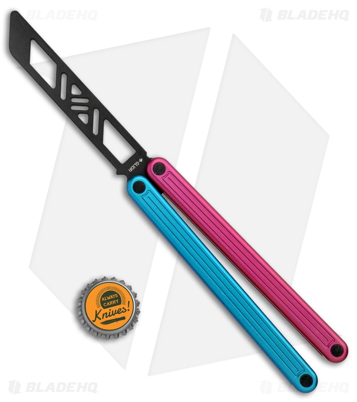 Glidr Arctic Series Butterfly Trainer Knife Cotton Candy (4.25" Black)
