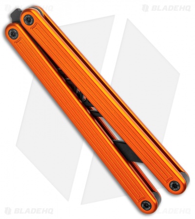 Glidr Arctic Series Butterfly Trainer Knife Desert Orange (4.25" Black)