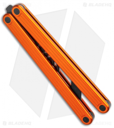 Glidr Arctic Series Butterfly Trainer Knife Desert Orange (4.25" Black)