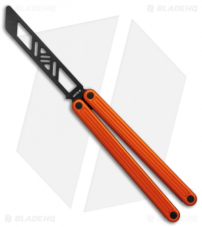 Glidr Arctic Series Butterfly Trainer Knife Desert Orange (4.25" Black)