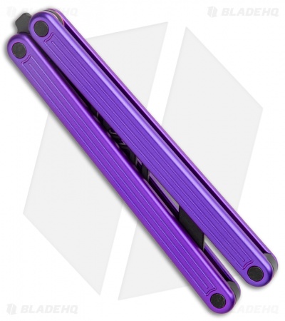 Glidr Arctic Butterfly Trainer Knife Dragon Purple (4.25" Black)