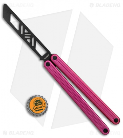Glidr Arctic Butterfly Trainer Knife Flamingo Pink (4.25" Black)