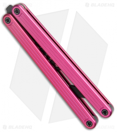 Glidr Arctic Butterfly Trainer Knife Flamingo Pink (4.25" Black)
