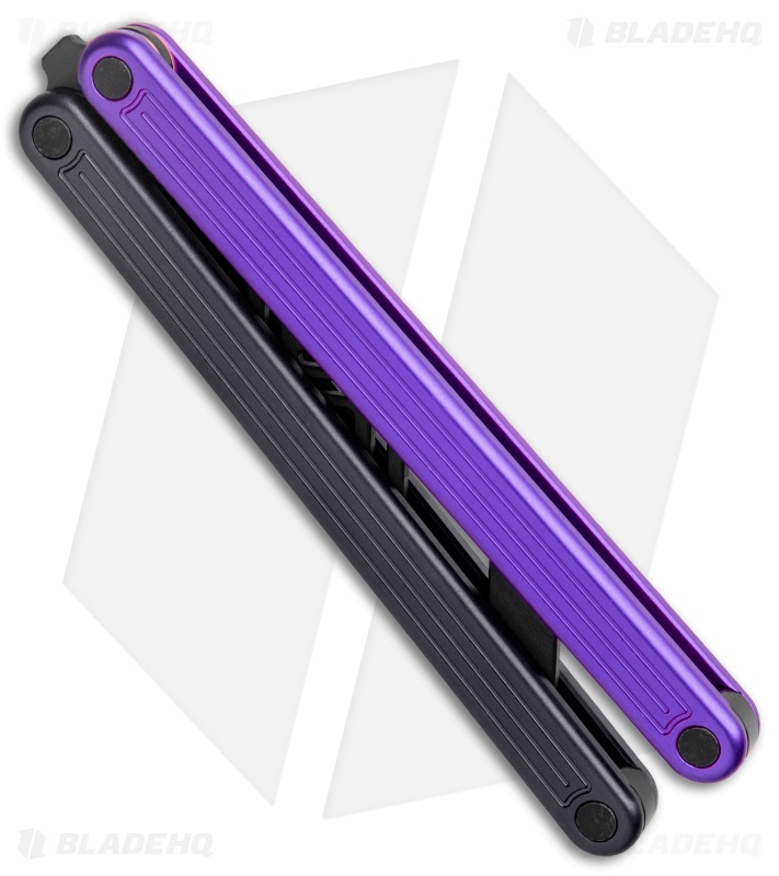 Glidr Arctic Series Butterfly Trainer Knife Purple Rain (4.25" Black)