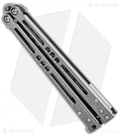 Hom Design Prodigy Trainer Mod.B Titanium Balisong Butterfly Knife 