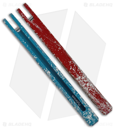 Flytanium Splatter Aluminum Channel Handles for Kershaw Lucha Balisong Knife
