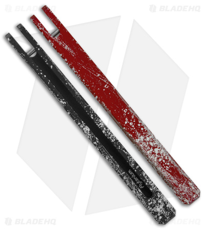 Flytanium Splatter Aluminum Channel Handles for Kershaw Lucha Balisong Knife