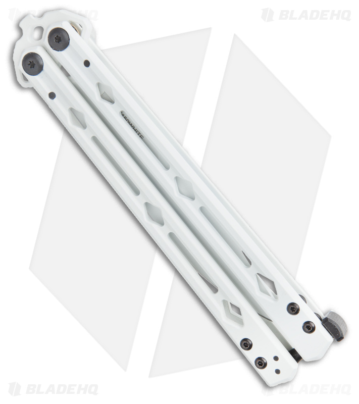 Kershaw Stormtrooper White Lucha Balisong Butterfly Knife (4.5" White) Blade HQ