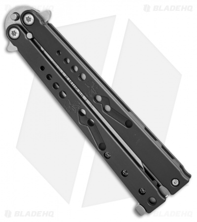 Microtech Dragonfly Butterfly Knife Black (3.75" Stonewash) *Collection*