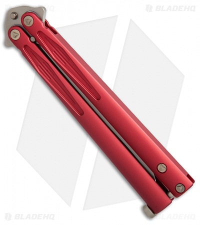Microtech Tachyon III Balisong Butterfly Red (4.5" Bronze) 173-13RD