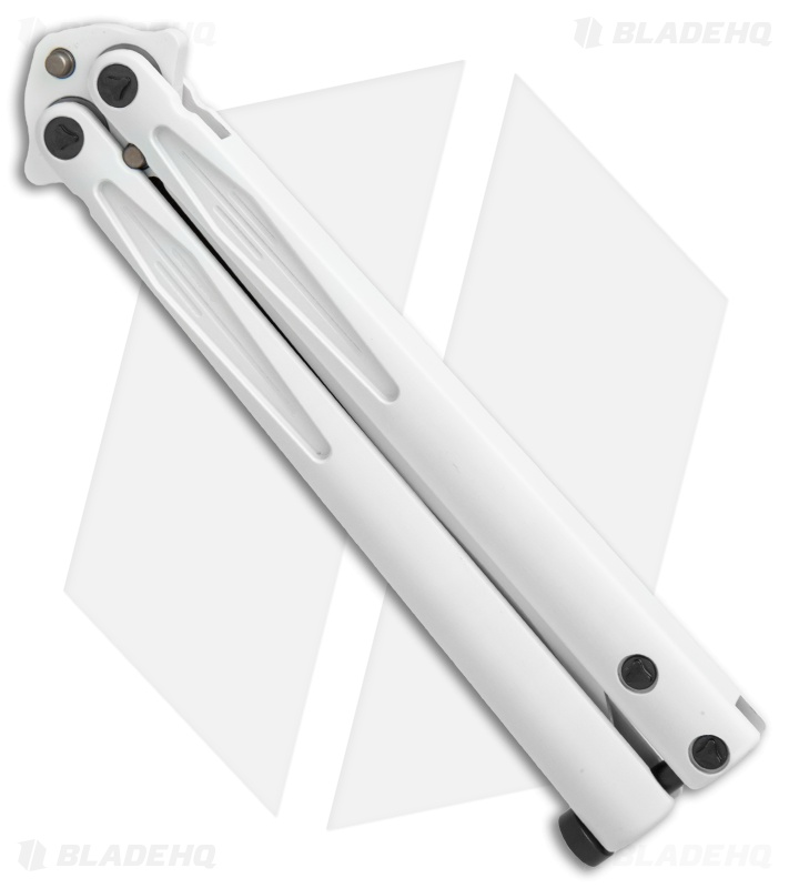 Microtech Tachyon III Balisong Butterfly Storm Trooper (4.5" White) 173-1ST